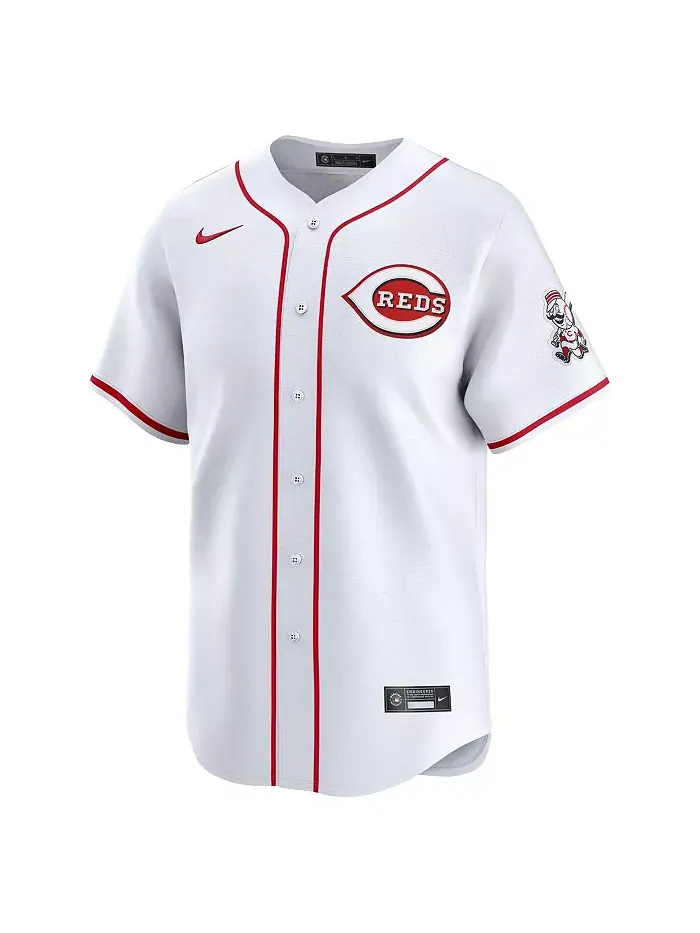 Мужская белая домашняя лимитированная джерси Cincinnati Reds Nike — изображение 2 из 3