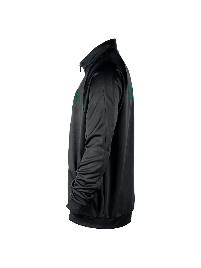 Мужская черная куртка-толстовка Boston Celtics Courtside Pique Club на молнии Nike — изображение 2 из 4