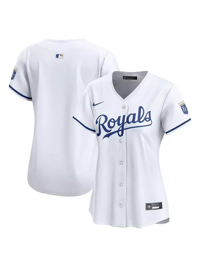 Женская белая футболка Kansas City Royals Home Limited Nike — изображение 1 из 3