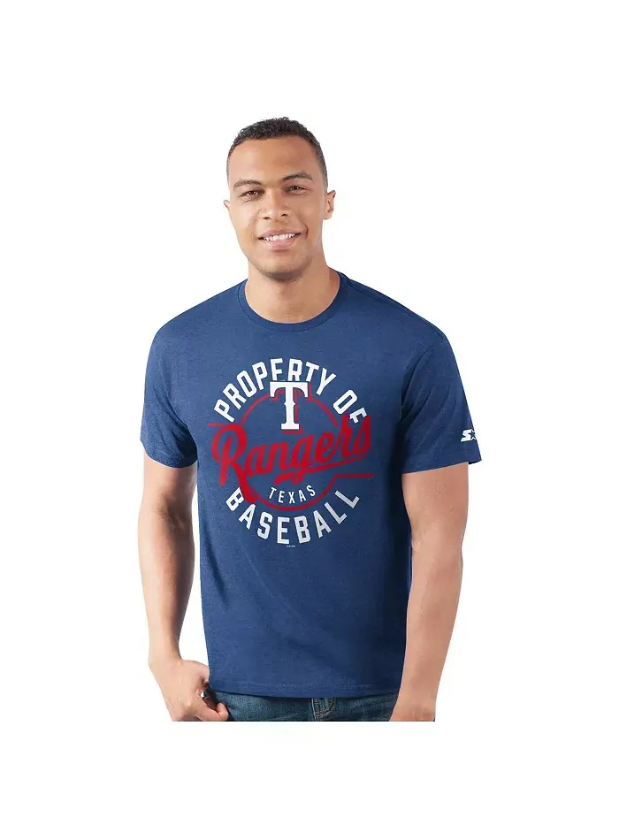 Мужская футболка Royal Texas Rangers Prime Time Property of Starter — изображение 1 из 2