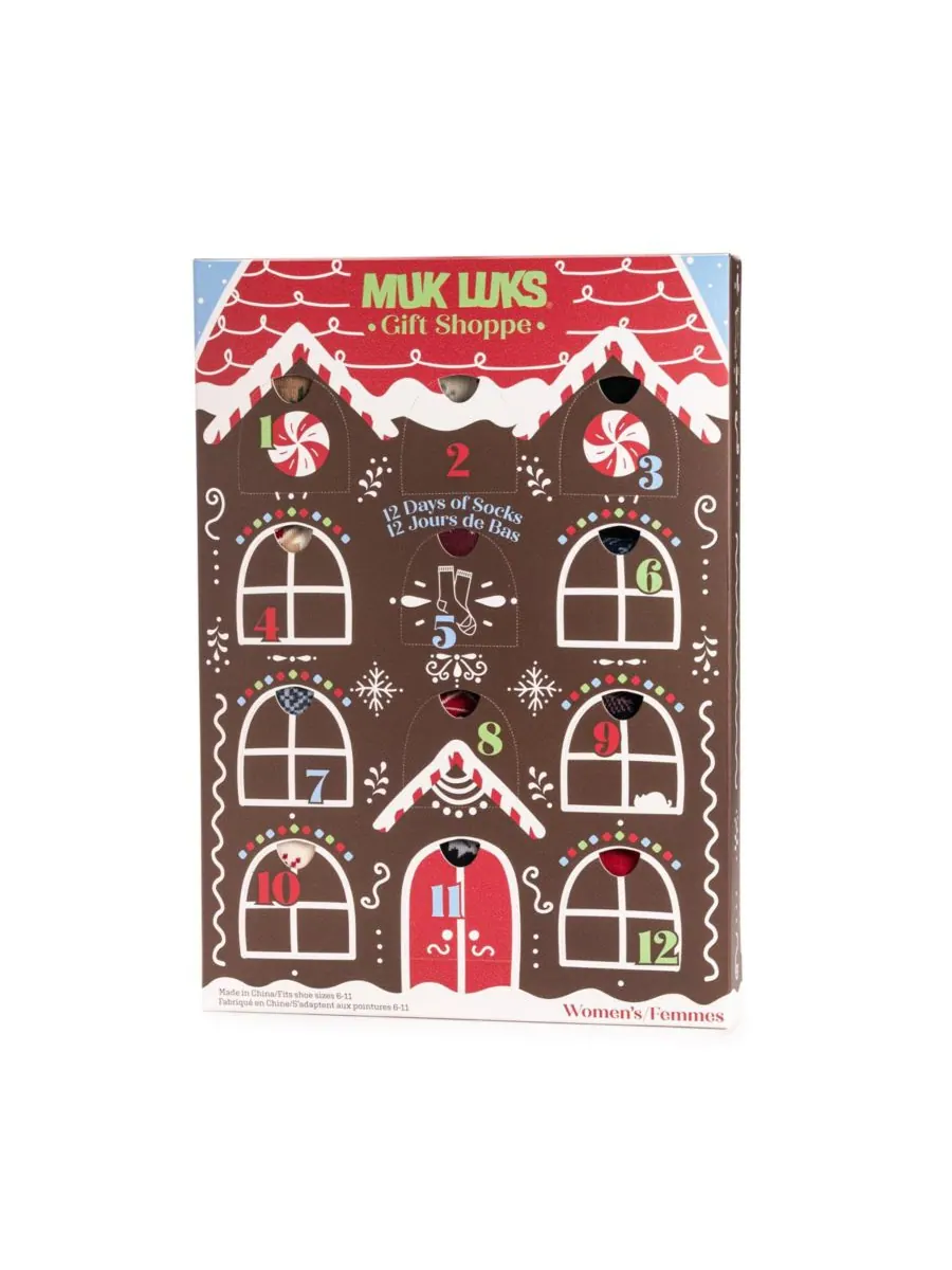 Женские носки 12 дней Рождества MUK LUKS, Holiday dark — изображение 2 из 3