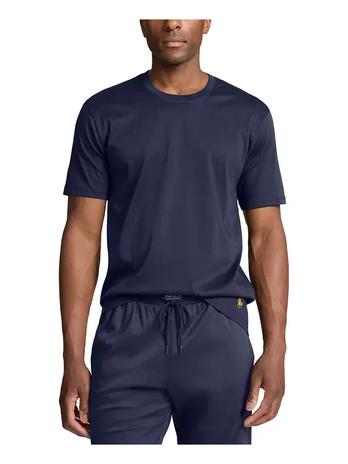 Мужская пижамная футболка из мерсеризованного хлопка Polo Ralph Lauren — изображение 1 из 1