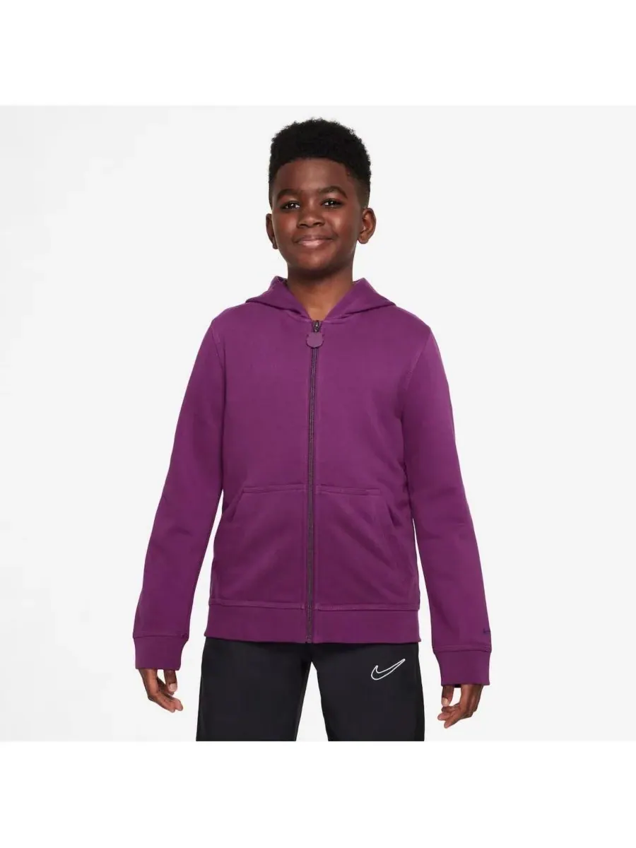 Nike Большая фиолетовая куртка с капюшоном на молнии с символикой клуба «Барселона» сезона 2025/26
