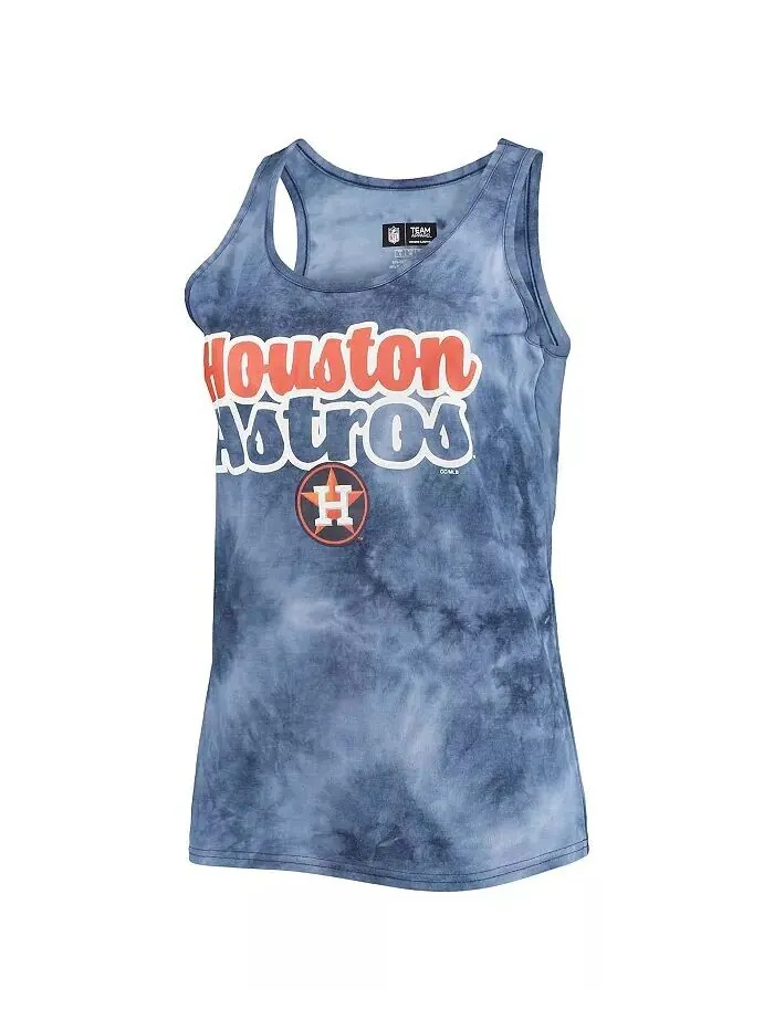 Женский комплект из майки и шорт темно-синего цвета Houston Astros Billboard Racerback Concepts — изображение 2 из 4