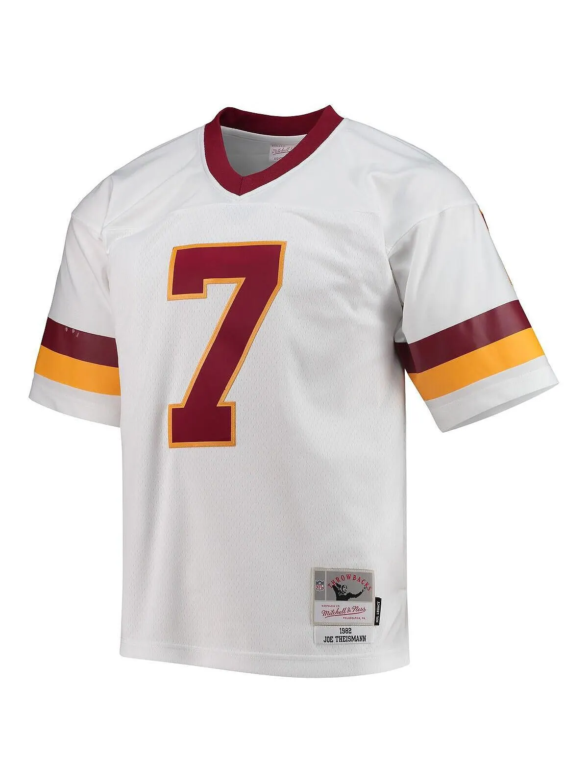Мужская футболка joe theismann white washington football team 1982 legacy, копия джерси Mitchell & — изображение 2 из 3