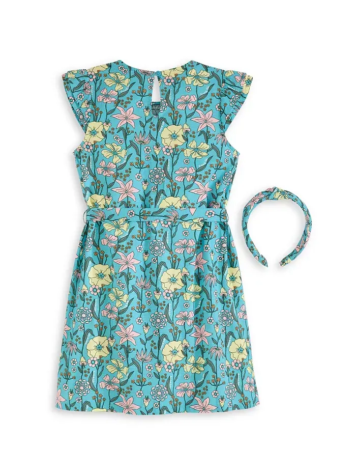 Комплект для девочек: платье и повязка на голову Big Girls 2-Piece SCOTCH & SODA — изображение 3 из 3