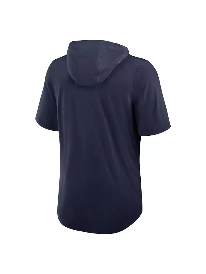 Мужская синяя толстовка-футболка Tennessee Titans Lockup Tri-Blend Nike — изображение 3 из 3
