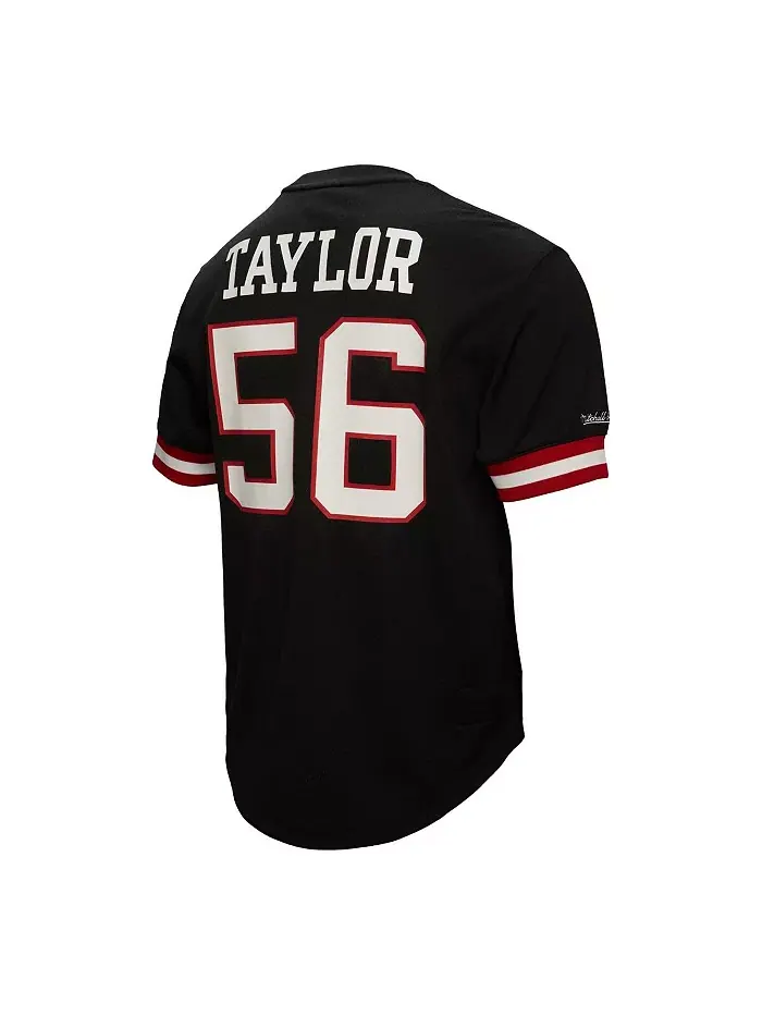 Мужская футболка с сетчатыми вставками Lawrence Taylor, New York Giants, с именем и номером игрока — изображение 1 из 3