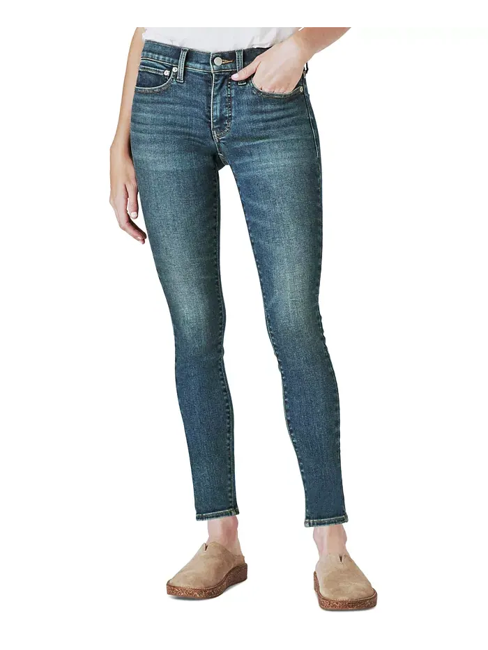Женские джинсы Ava Mid-Rise с потертостями Lucky Brand — изображение 1 из 4