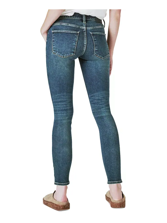 Женские джинсы Ava Mid-Rise с потертостями Lucky Brand — изображение 2 из 4
