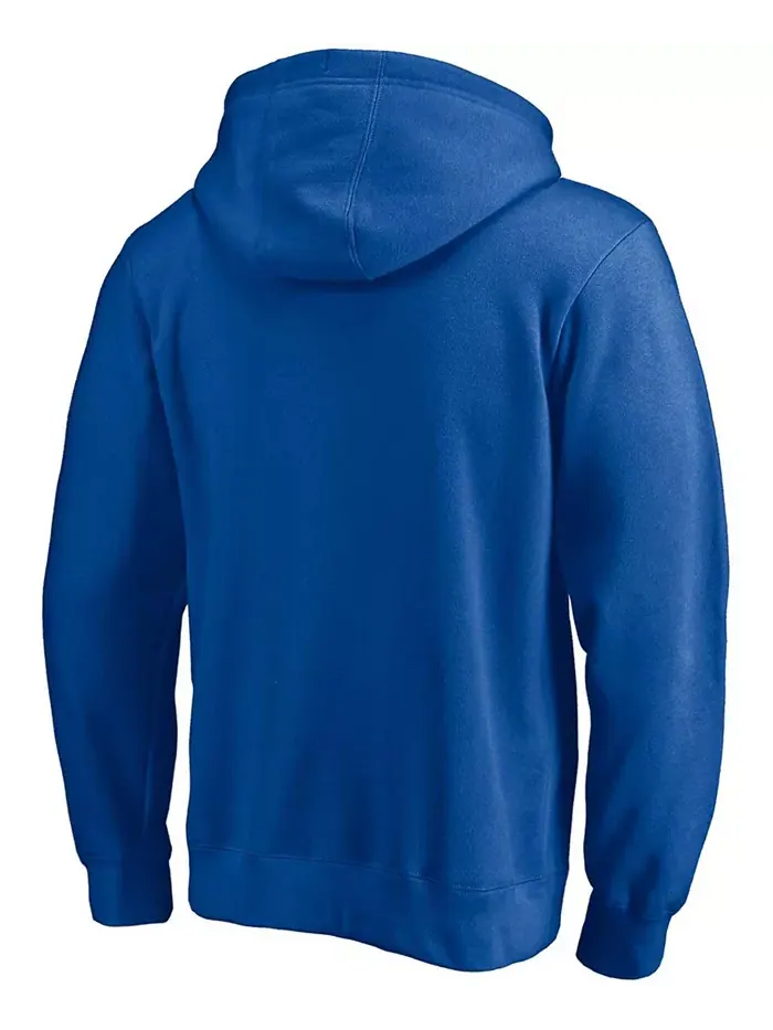 Мужская синяя толстовка с капюшоном Dallas Mavericks Post Up Hometown Collection Fanatics — изображение 2 из 3
