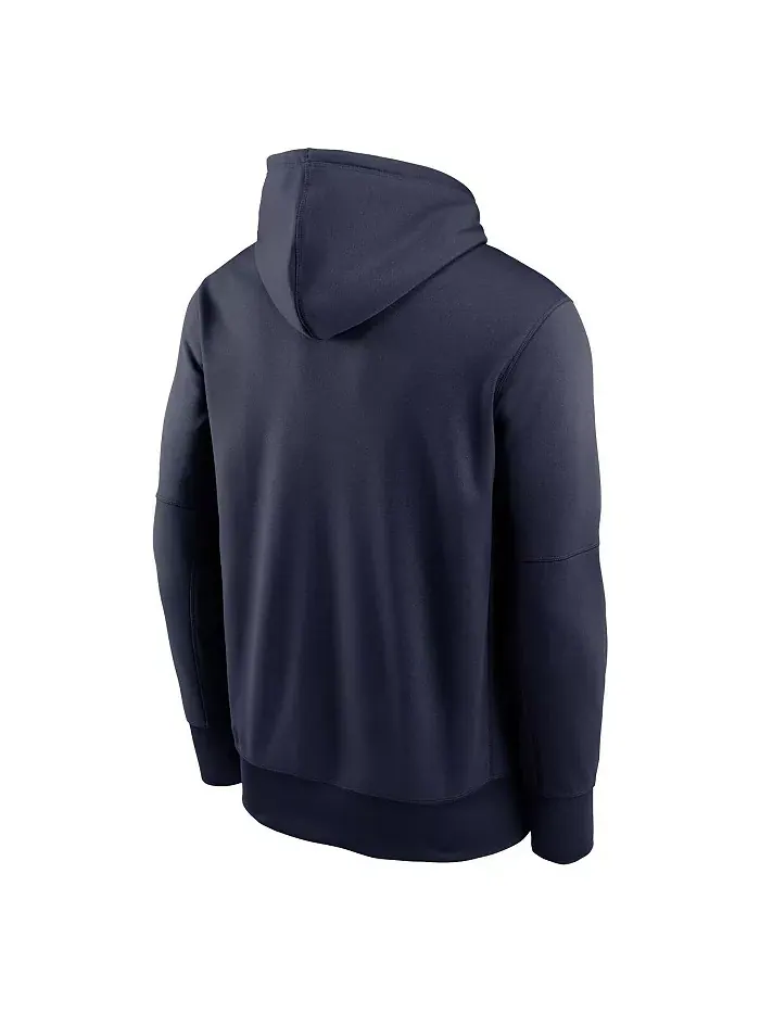 Мужская синяя толстовка с капюшоном Tennessee Titans Performance Pullover Hoodie Nike — изображение 3 из 3