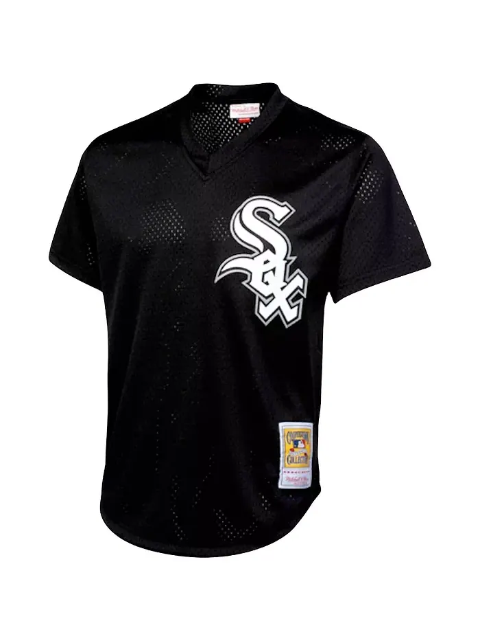 Мужская бейсбольная тренировочная майка Bo Jackson Black Chicago White Sox из коллекции — изображение 2 из 2