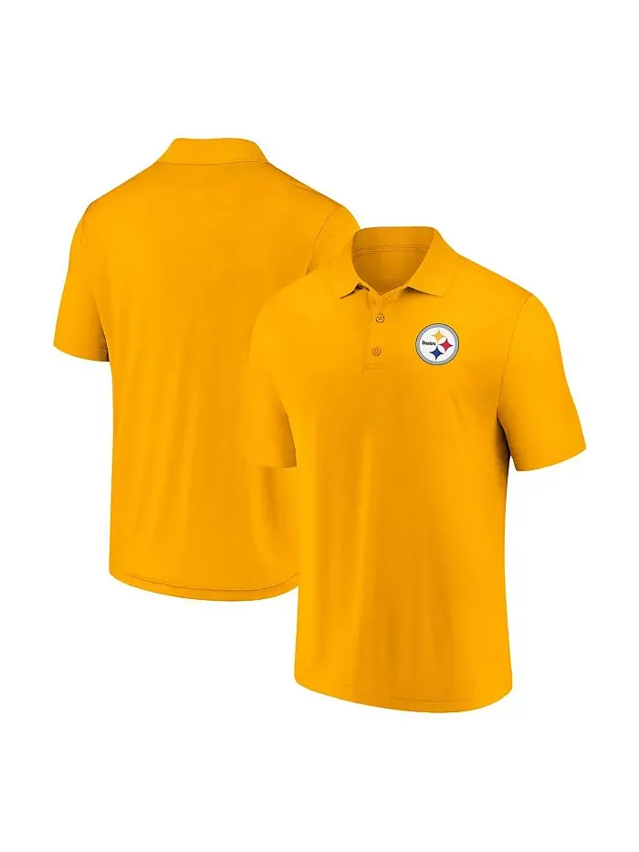 Мужская поло Pittsburgh Steelers с золотыми элементами Fanatics — изображение 1 из 3