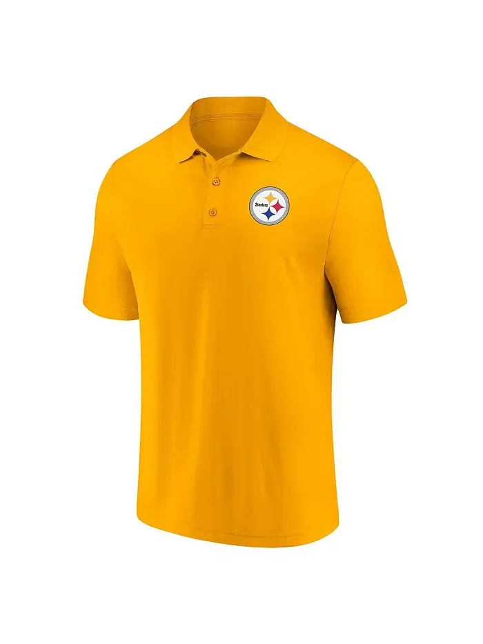 Мужская поло Pittsburgh Steelers с золотыми элементами Fanatics — изображение 2 из 3