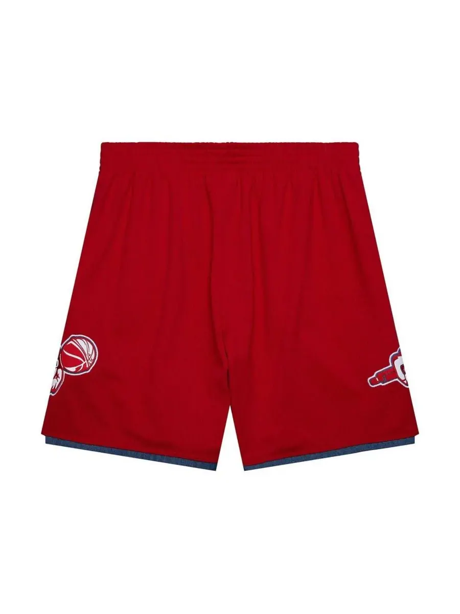 Mitchell & Ness Мужские красные сетчатые шорты AND1 Mixtape — изображение 2 из 4, красный