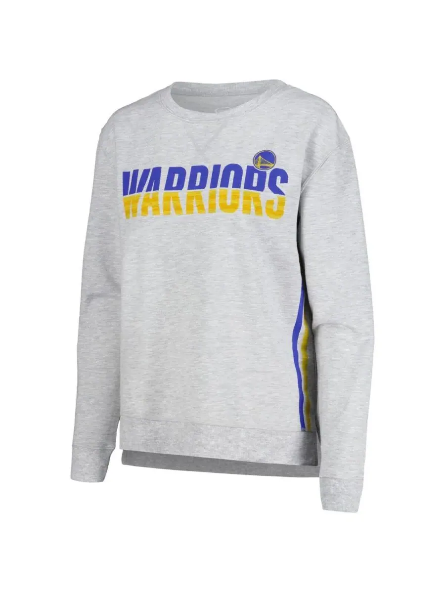 Concepts Sport Женский серый комплект для сна Golden State Warriors: футболка с длинными рукавами — изображение 2 из 4
