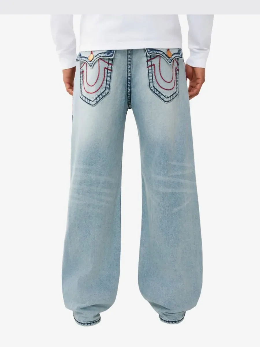 Мужские джинсы Vinny Ultra Baggy Super T Flap Jeans True Religion, artic whisper светлый-wash