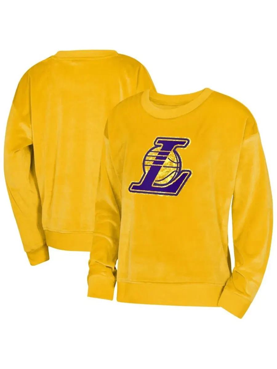 Толстовка Big Boys and Girls Gold Los Angeles Lakers Step Back Outerstuff