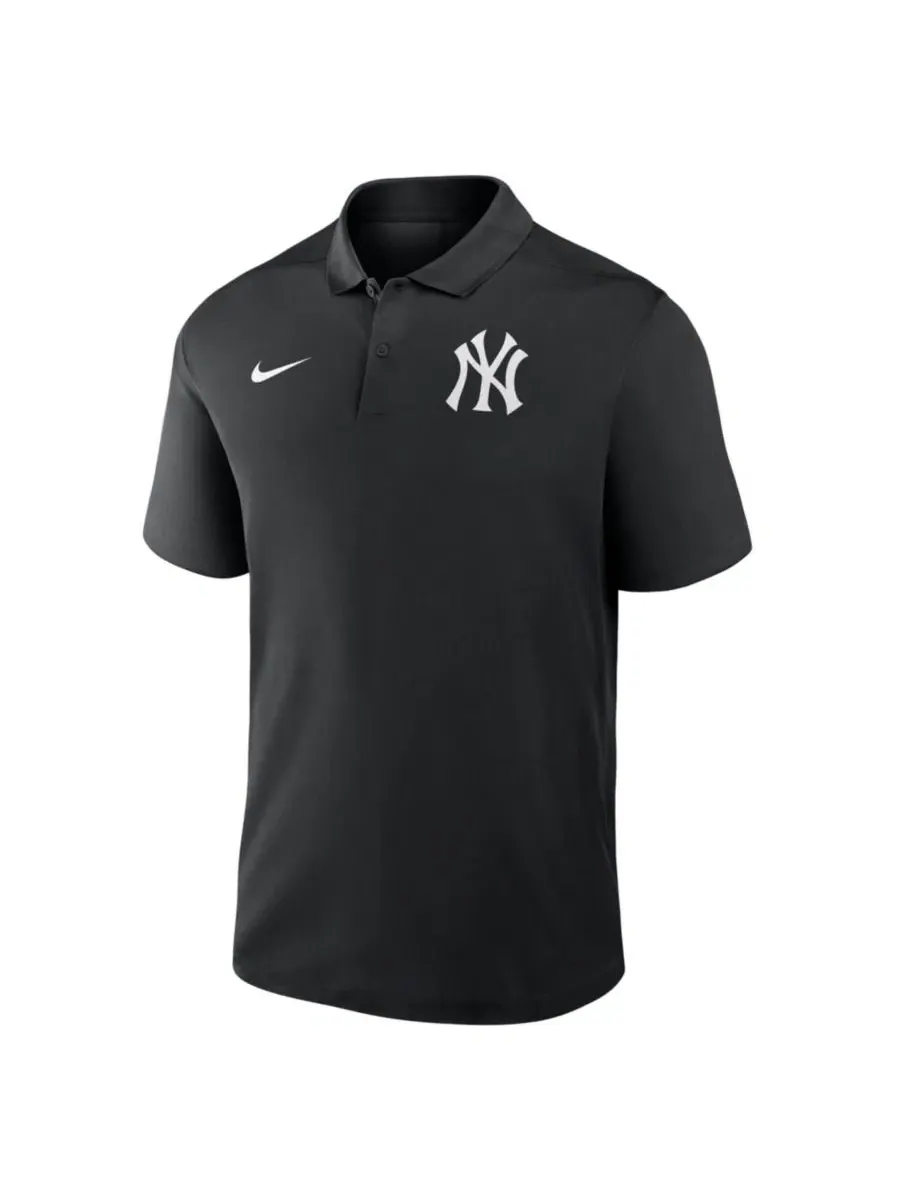 Мужское поло Nike New York Yankees Dri-FIT Victory — изображение 2 из 3, черный