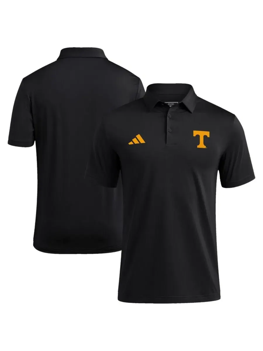 Поло с коротким рукавом для болельщиков Tennessee Volunteers, модель Ultimate 365 Solid adidas — изображение 1 из 3, черный