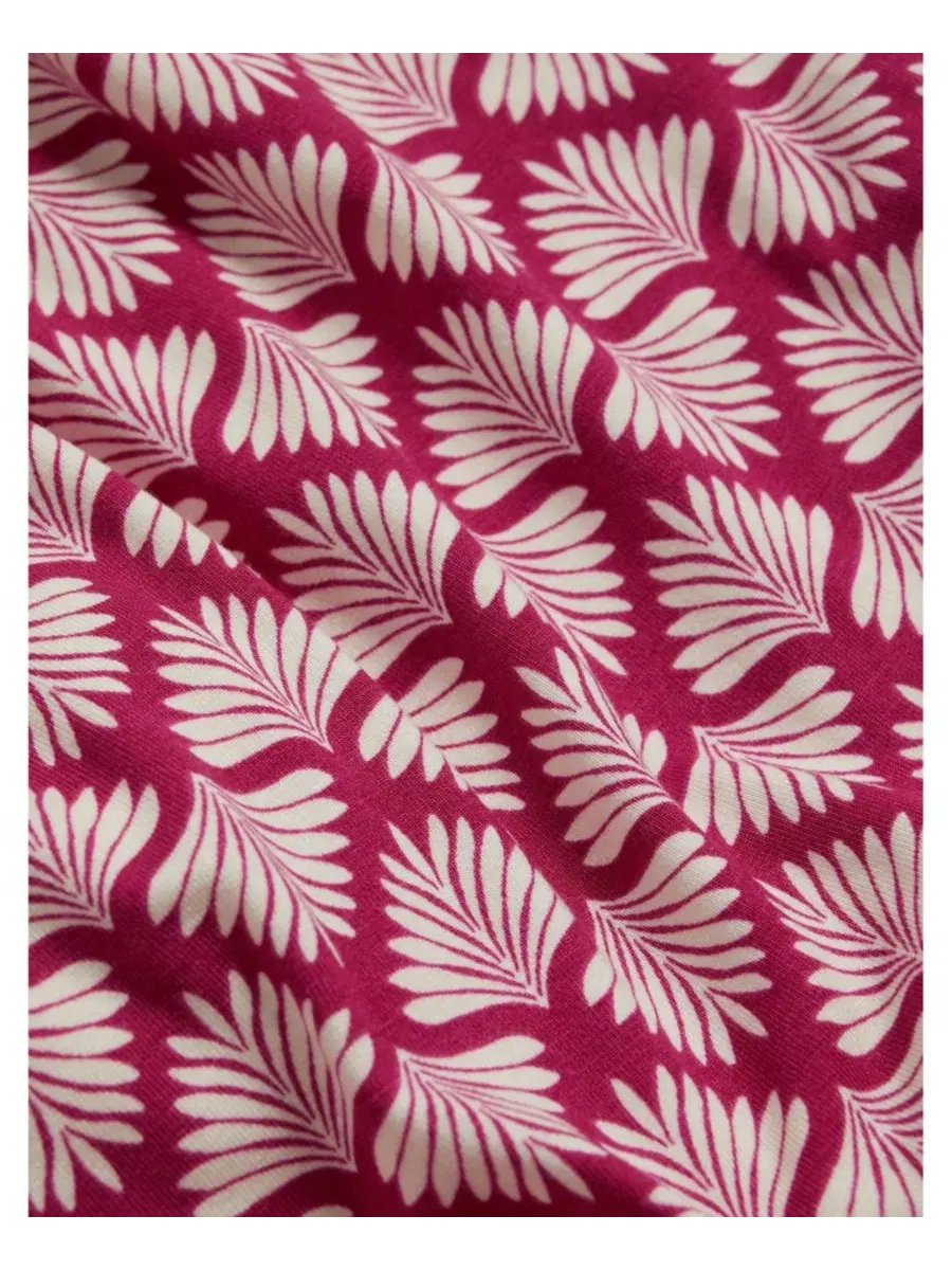 Платье-миди без рукавов Lisa Jersey Hobbs London, Pinkivory — изображение 5 из 6