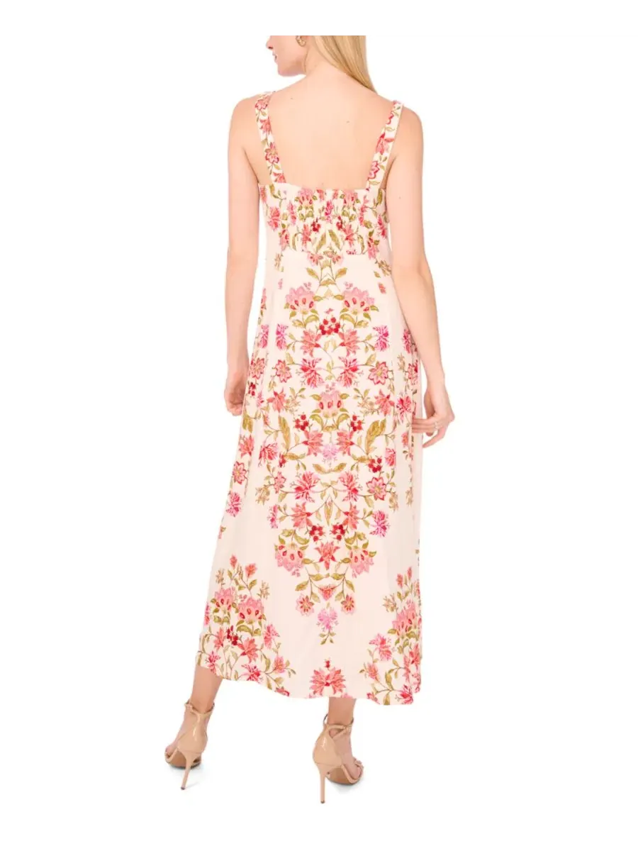 Платье макси с квадратным вырезом, модель Square Neck Panel Maxi Dress CeCe, Corsage — изображение 5 из 5