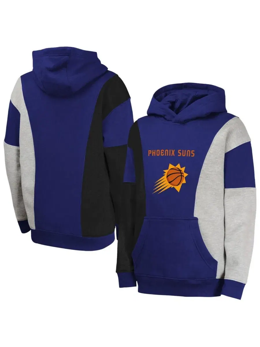 Детская фиолетовая толстовка с капюшоном Phoenix Suns Ace In the Hole для мальчиков и девочек