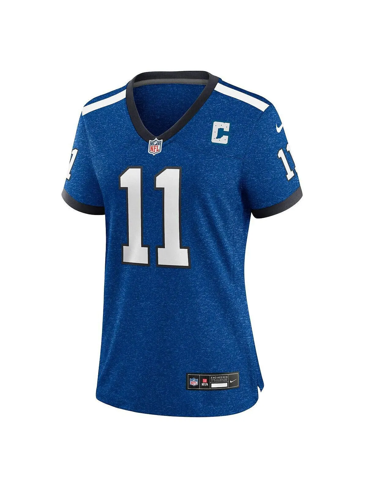 Женская майка Майкла Питтмана младшего Royal Indianapolis Colts Indiana Nights Alternate Game Nike — изображение 2 из 3