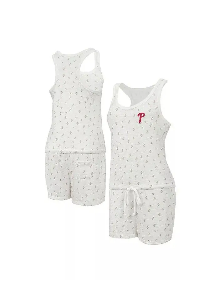 Женский кремовый комбинезон Philadelphia Phillies Gardner Hacci Knit Concepts Sport — изображение 1 из 3