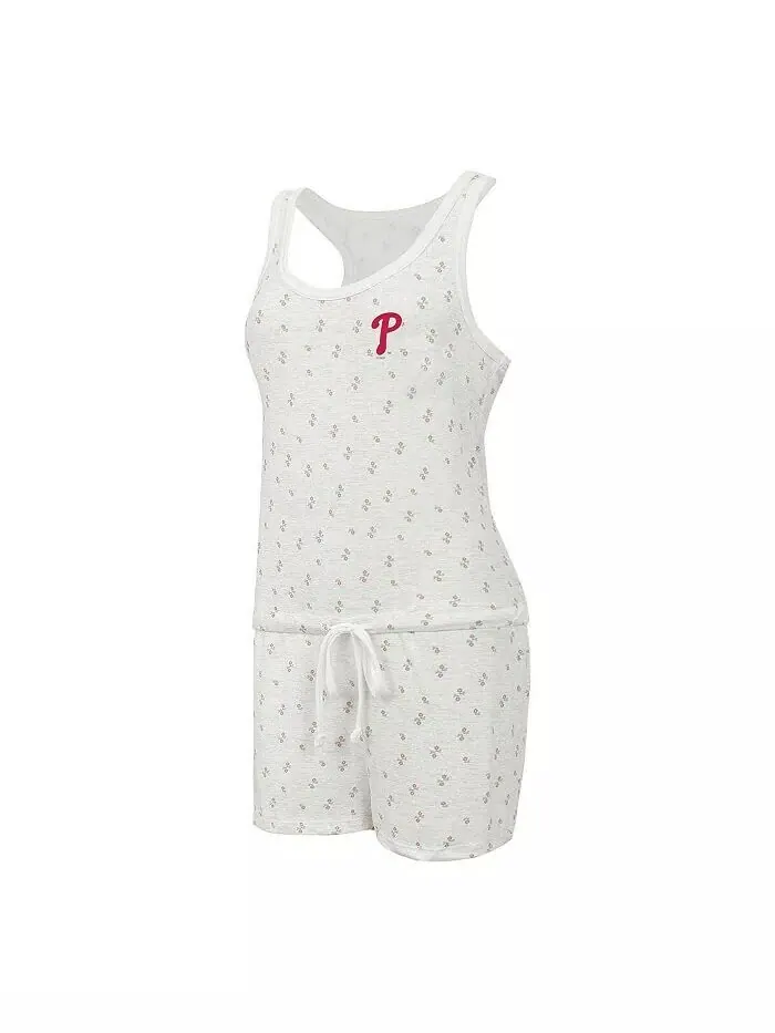 Женский кремовый комбинезон Philadelphia Phillies Gardner Hacci Knit Concepts Sport — изображение 2 из 3