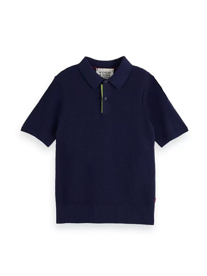 Плотная вязаная поло для мальчиков Little and Big Boys SCOTCH & SODA