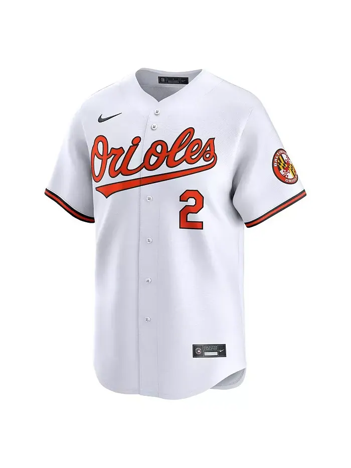 Мужская белая лимитированная игровая футболка Baltimore Orioles Ганнара Хендерсона Nike — изображение 3 из 3