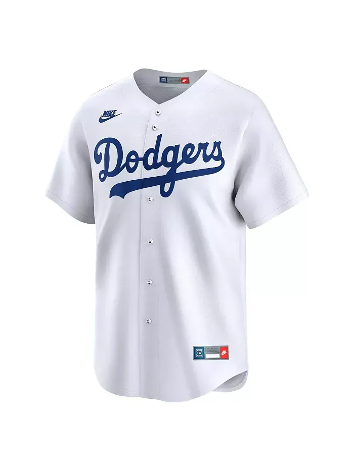 Мужская бейсбольная джерси Jackie Robinson белого цвета Brooklyn Dodgers в ретро-стиле из коллекции — изображение 2 из 3