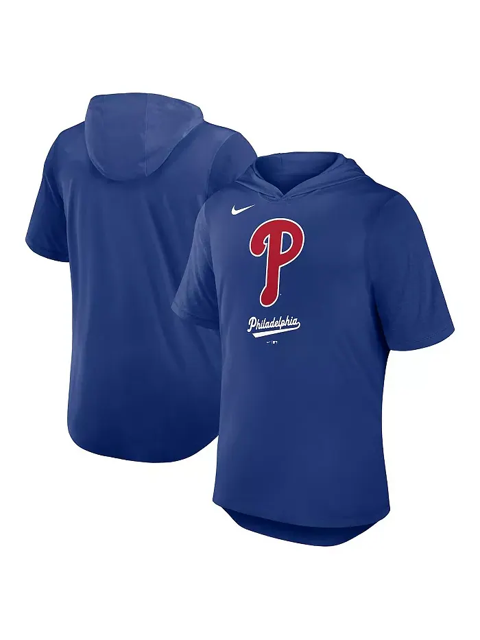Мужская трикотажная толстовка-футболка Royal Philadelphia Phillies Performance Nike — изображение 1 из 3
