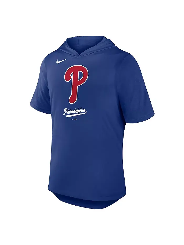 Мужская трикотажная толстовка-футболка Royal Philadelphia Phillies Performance Nike — изображение 2 из 3