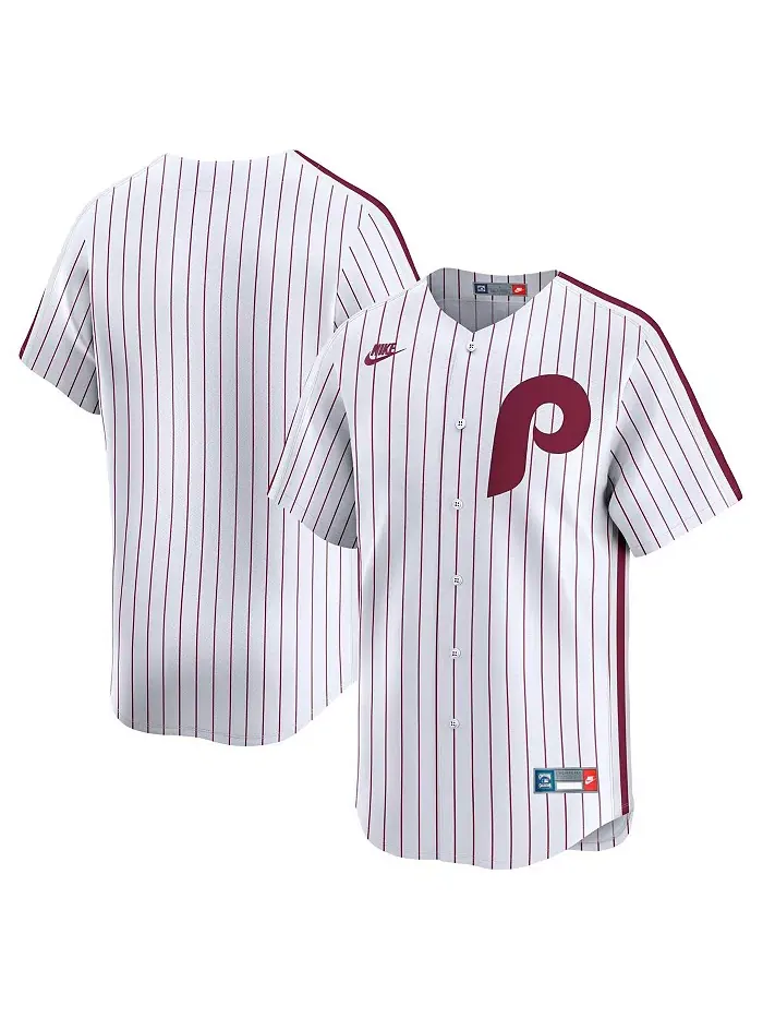 Мужская белая ретро-джерси Philadelphia Phillies из коллекции Cooperstown Limited Nike — изображение 1 из 3