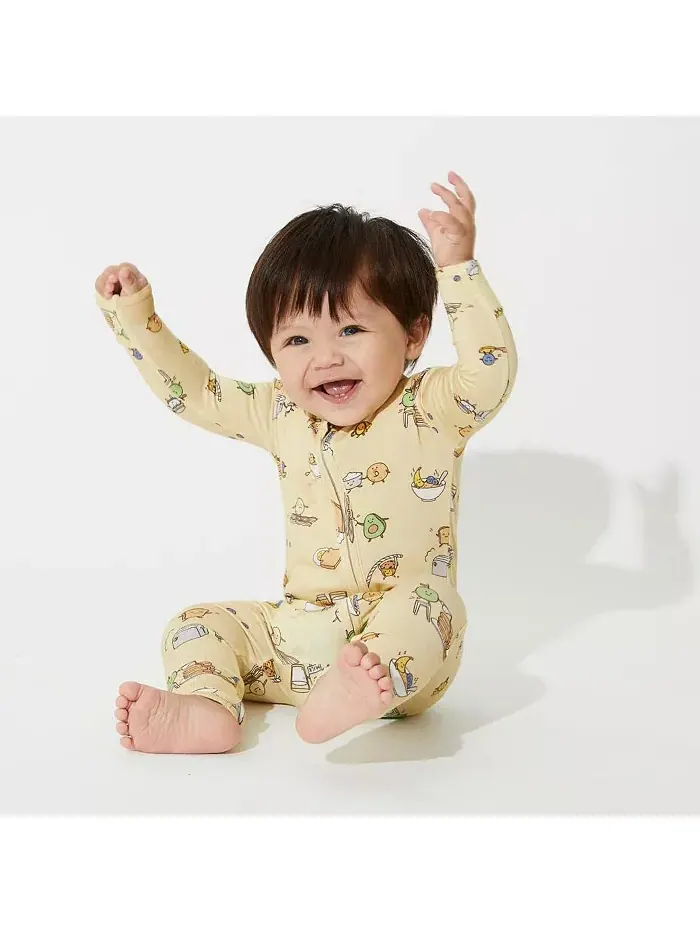Унисекс комбинезон Baby Love You Brunches с отстегивающимися пинетками Bellabu Bear — изображение 2 из 3