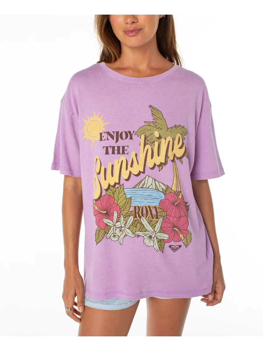 Женская футболка с коротким рукавом Enjoy Sunshine GBFC Roxy, Smoky Grape Enjoy Sunshine — изображение 1 из 3
