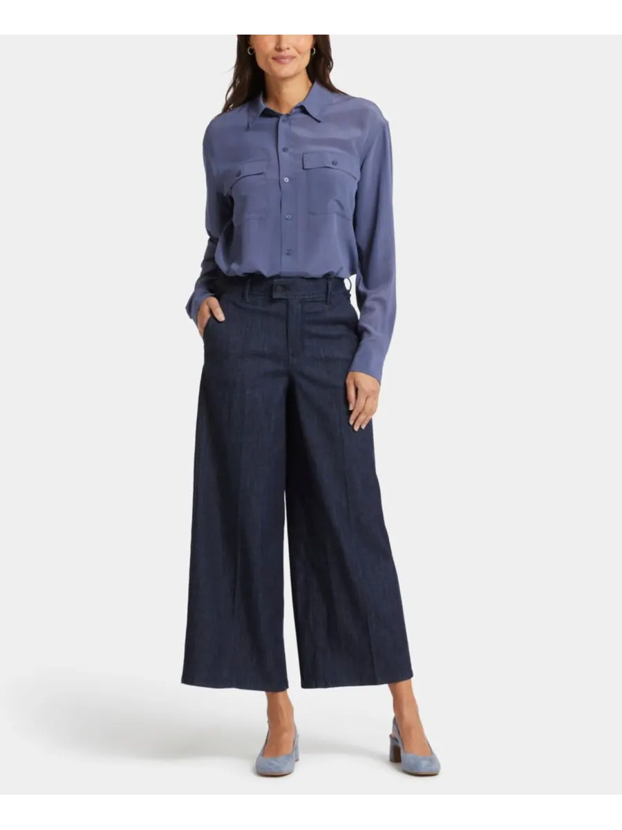 Женские джинсы-брюки Mona с широкими штанинами до щиколотки NYDJ, Lightweight Rinse — изображение 1 из 4
