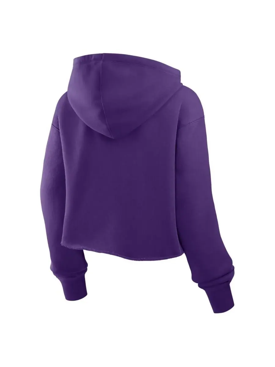 Fanatics Женская фиолетовая укороченная толстовка Minnesota Vikings Oversized Hometown Heritage — изображение 3 из 3