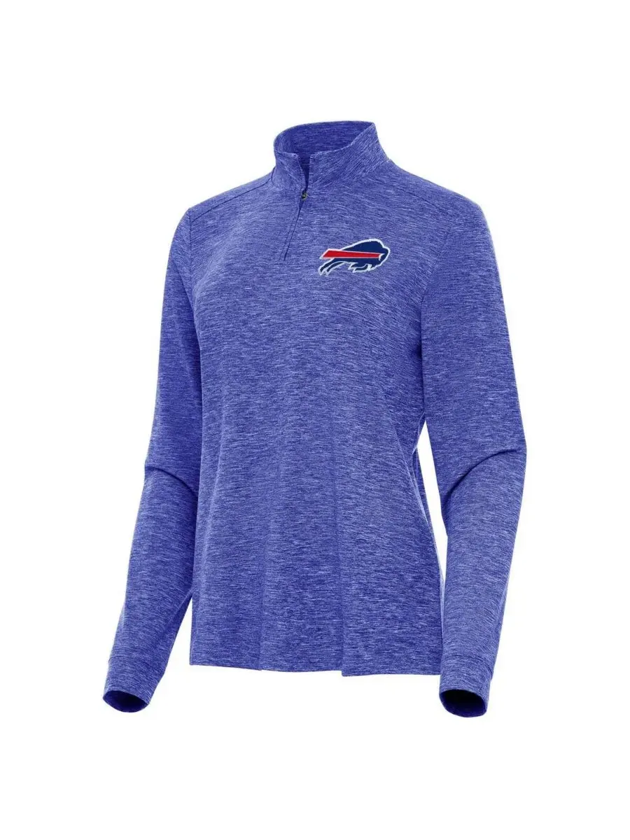 Женская куртка Heather Royal Buffalo Bills Mentor Quarter-Zip Jacket Antigua
