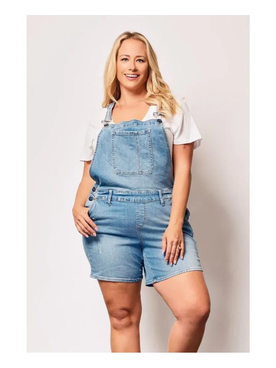 Джинсовый комбинезон больших размеров SLINK Jeans, Sophie