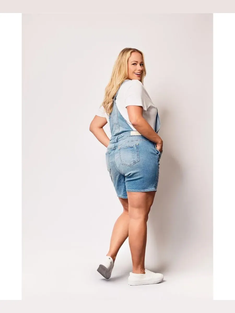 Джинсовый комбинезон больших размеров SLINK Jeans, Sophie — изображение 2 из 2