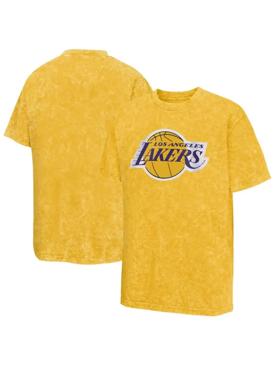 Outerstuff Футболка Big Boys and Girls Gold Los Angeles Lakers Rugged Defense