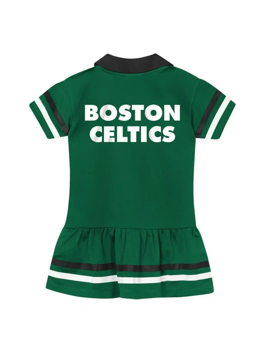 Платье из полиэстера с принтом Boston Celtics Star Player Fashion Dress Outerstuff — изображение 3 из 3, зеленый