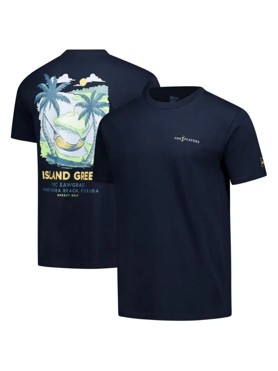 Футболка с коротким рукавом и принтом The Island Green Breezy Golf — черный