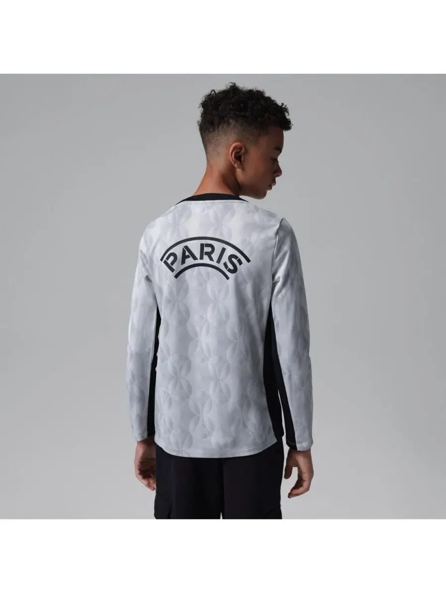 Футболка с длинным рукавом Paris Saint-Germain Dri-FIT Jordan — изображение 4 из 4, серый