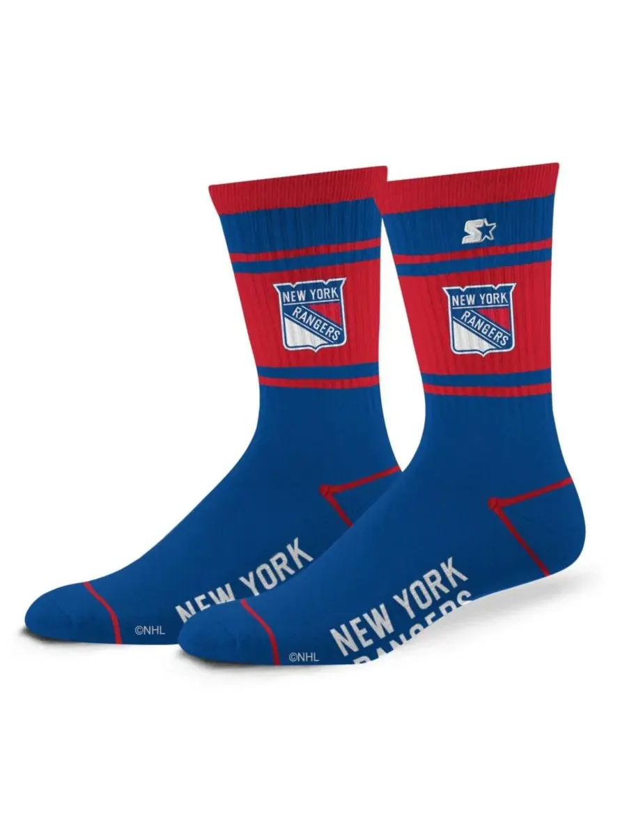 Носки с принтом New York Rangers Billboard Crew Blue Starter — изображение 1 из 1, синий