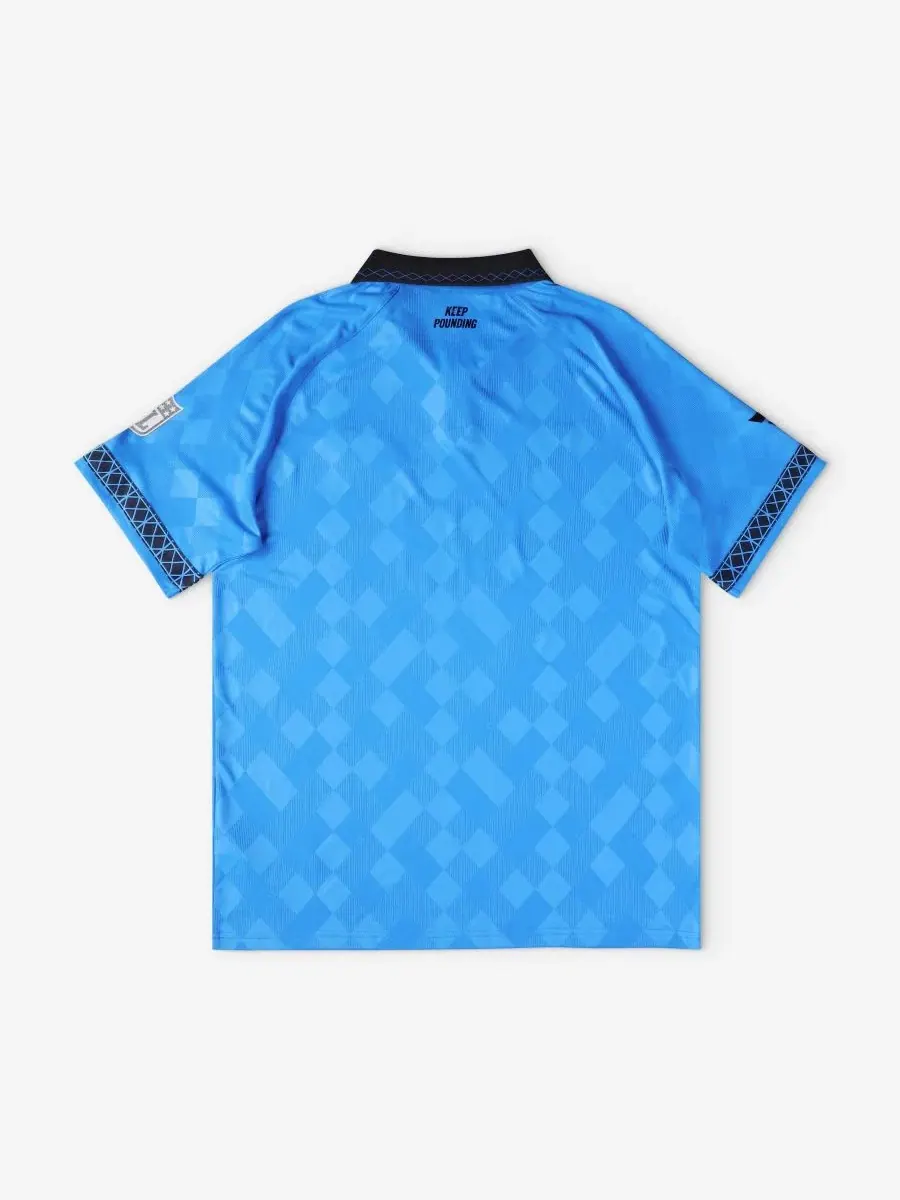Футболка-поло с воротником Carolina Panthers Football x Football Fanatics — изображение 5 из 5, синий белый